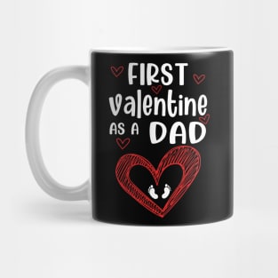 first valentine as a dad Mug